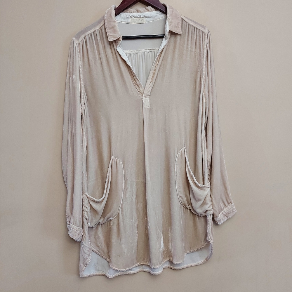 CP Shades Cream Tunic Top